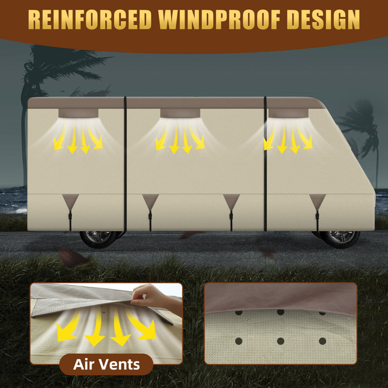 NARELECT Upgraded Class C RV Cover, Fits 29'32' Camper Cover by